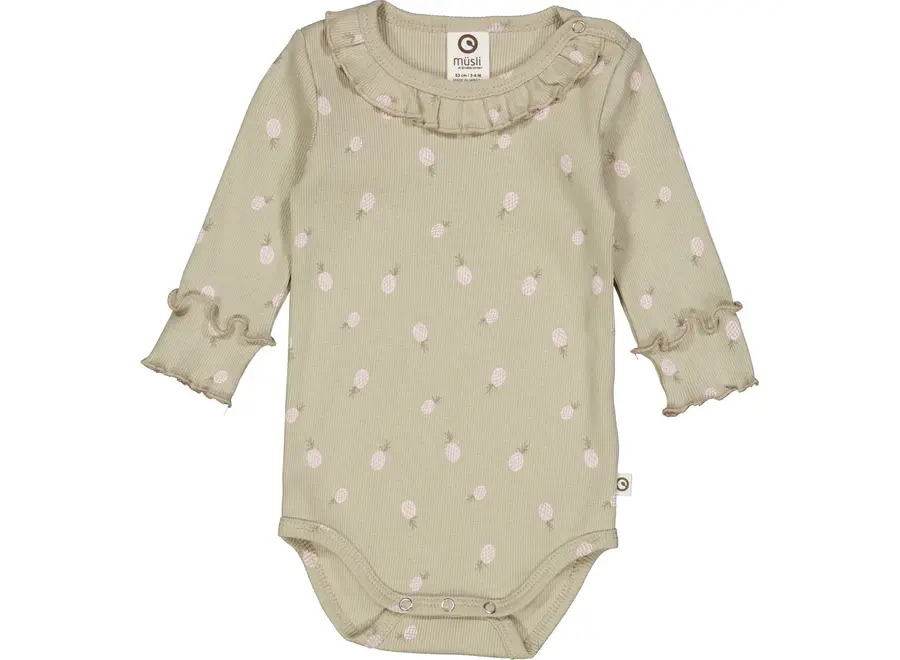 Baby Meisjes Pineapple Romper LS