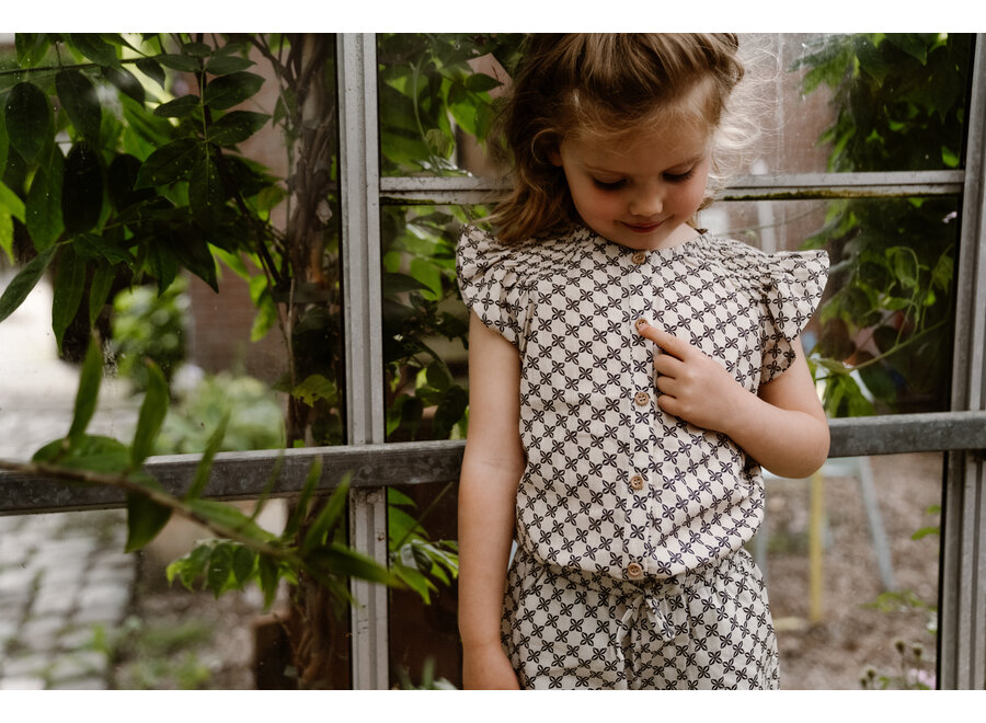 Daily Seven - Wide Pants Allover Print