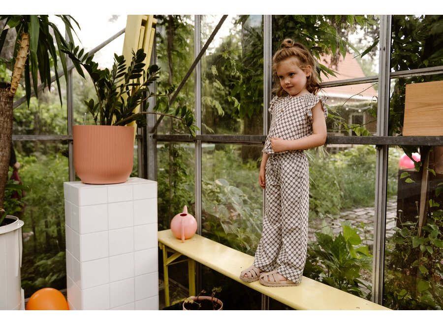 Daily Seven - Wide Pants Allover Print
