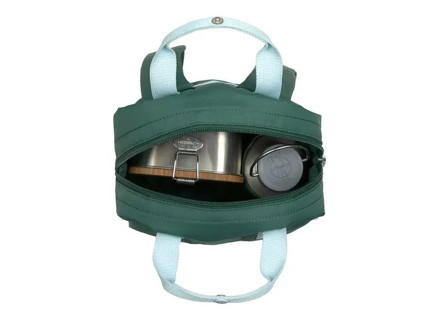 Mini Square Backpack Little Gang - Lemon Dark Green