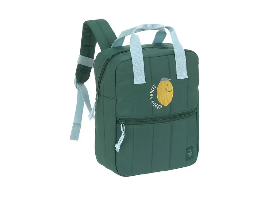 Mini Square Backpack Little Gang - Lemon Dark Green