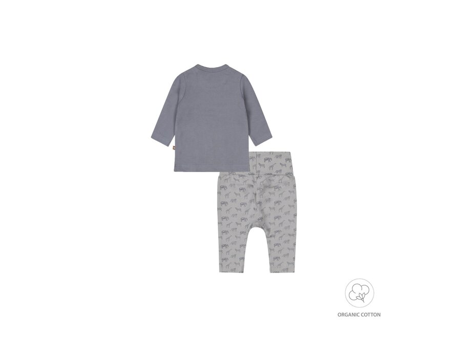 Jongens setje, longsleeve + hoog broekje