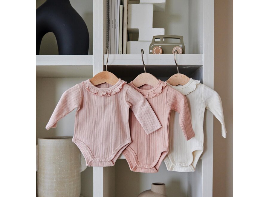 Meisjes Rompers 3-pack ls organic cotton