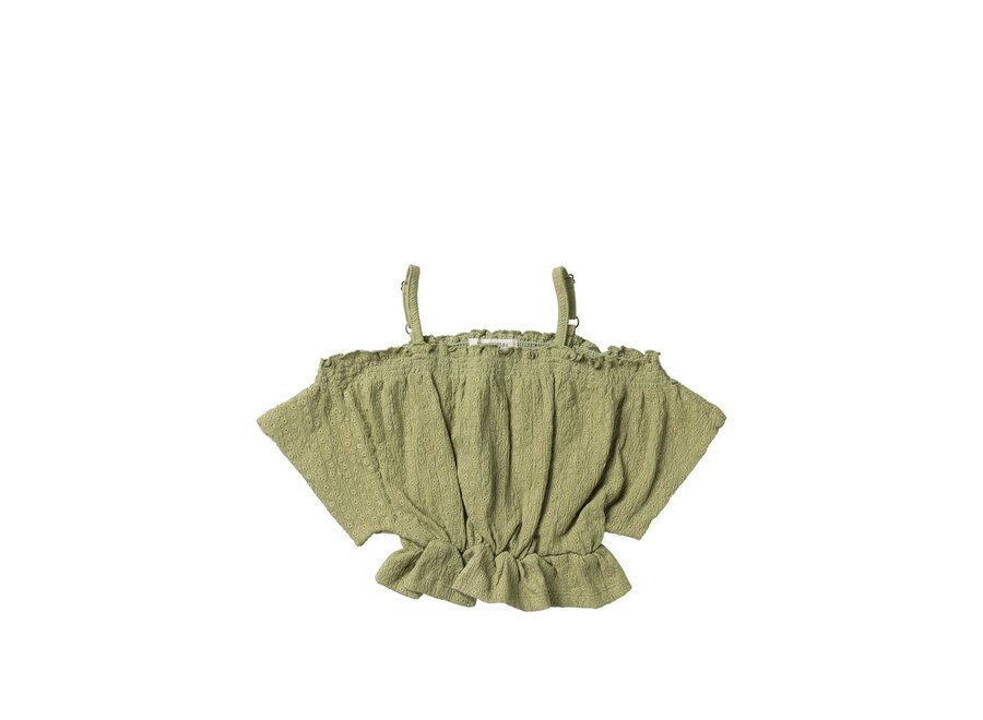Meisjes Off Shoulder Top Broderie