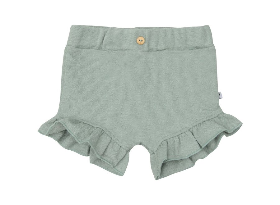 Short Ruffle Terry, Jadeite