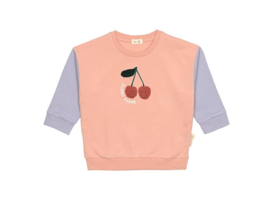 Meisjes Sweater GOTS Cherry Peach