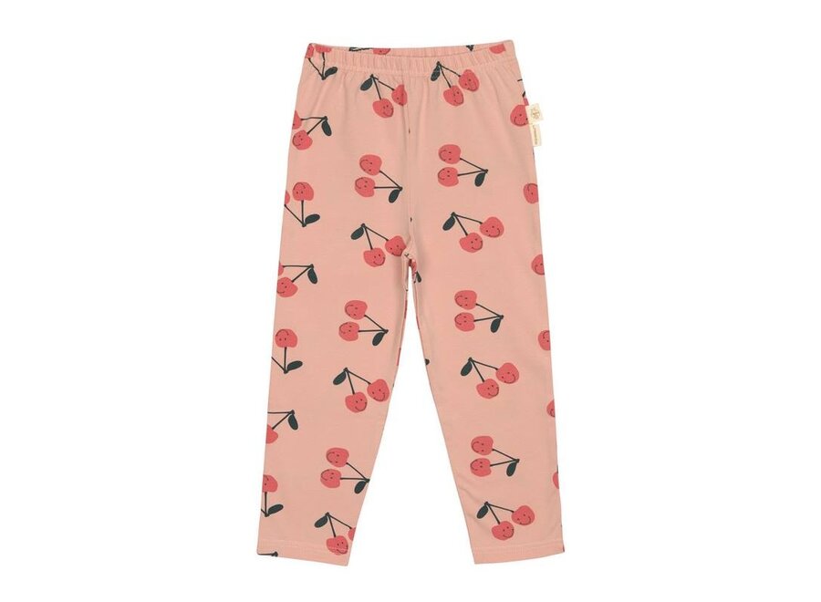 Meisjes Legging Jersey GOTS Cherry Peach