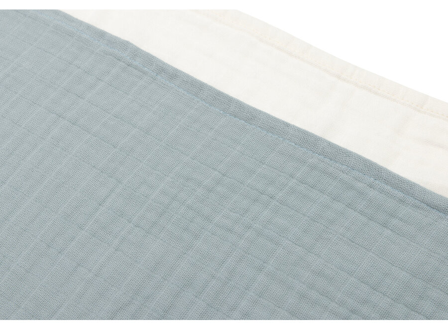 Hydrofiele doek 70x70cm Sea Green/Ivory