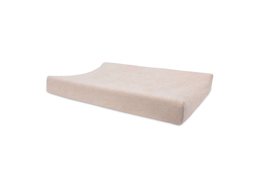 Aankleedkussenhoes Badstof 50x70cm Wild Rose/Biscuit