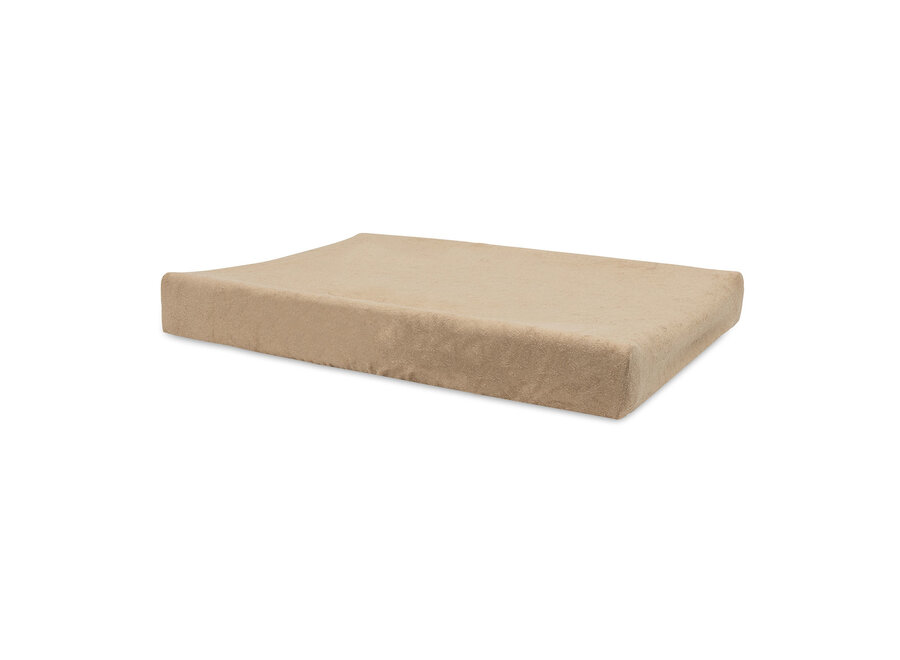 Aankleedkussenhoes Badstof 50x70cm Wild Rose/Biscuit