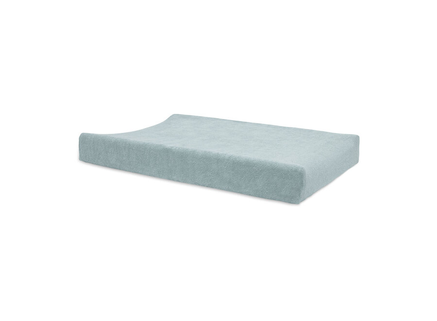 Aankleedkussenhoes Badstof 50x70cm Sea Green/Biscuit