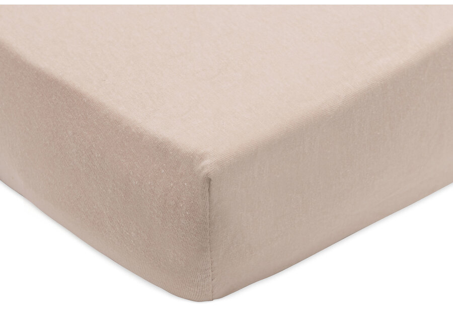 Hoeslaken Jersey 60x120cm Wild Rose/Biscuit