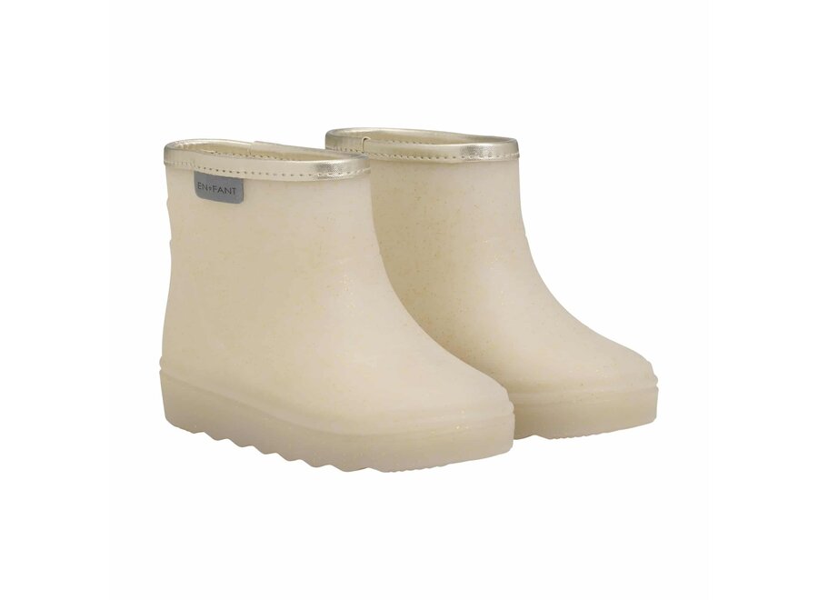 Rain Boots Short Glitter French Oak