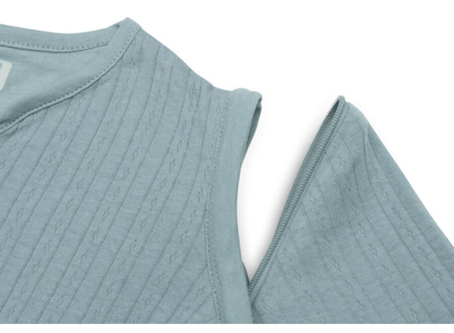 Slaapzak Afritbare mouw rond 60 cm Ajour Sea Green