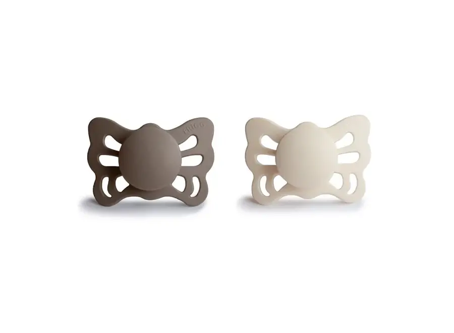 Butterfly Silicone - 2-pack (portobello/cream) T2