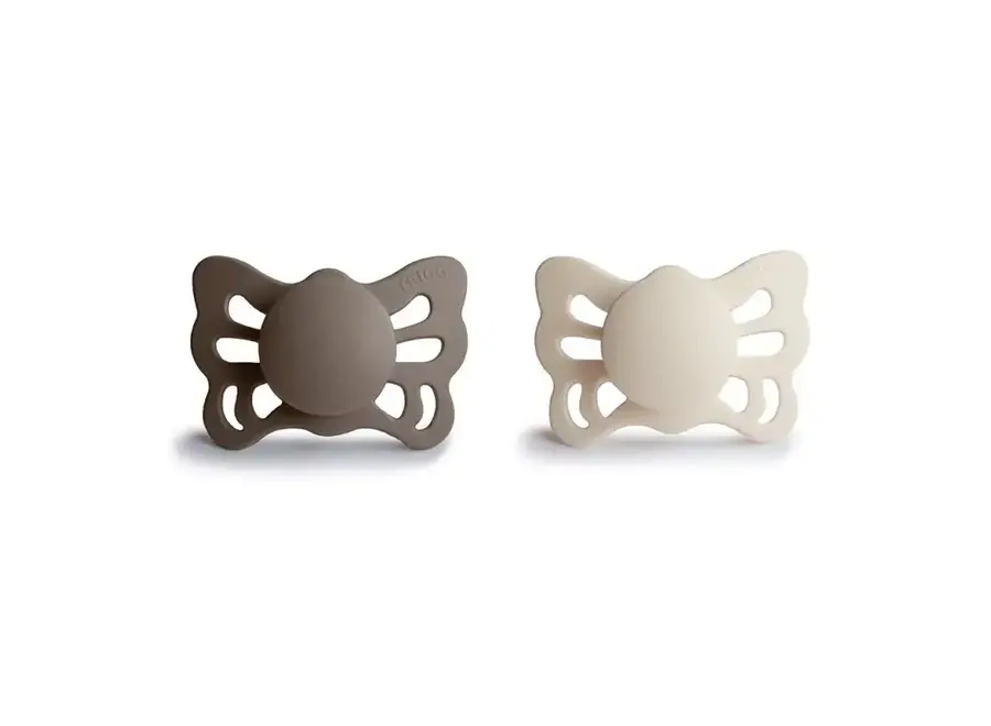 Butterfly Silicone - 2-pack (portobello/cream) T1