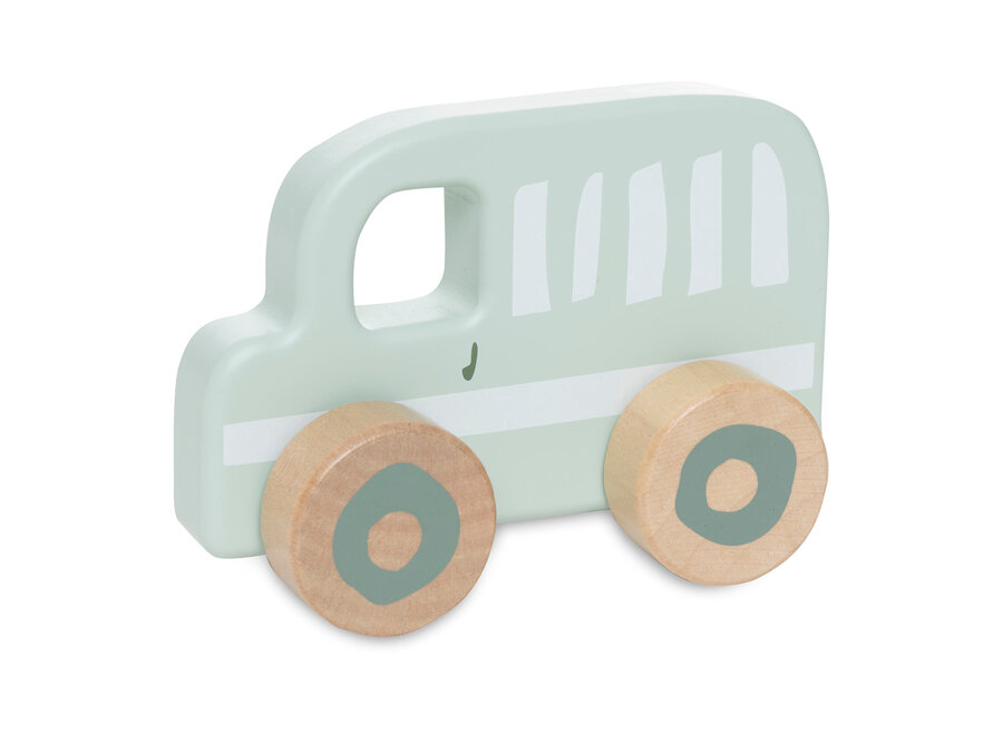 Houten Auto op Wielen 3-pack