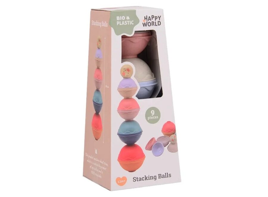 Happy World bio plastic stapelballen