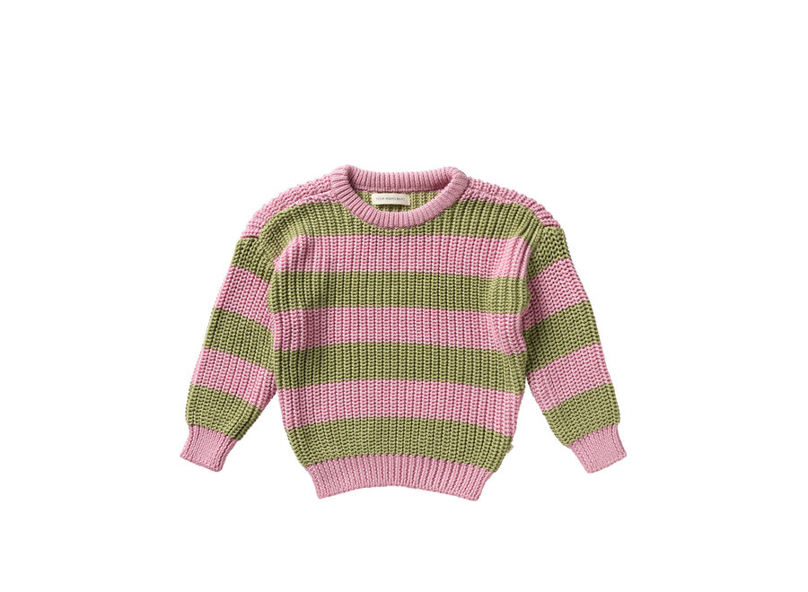 Meisjes Chunky Sweater - Stripe Knit