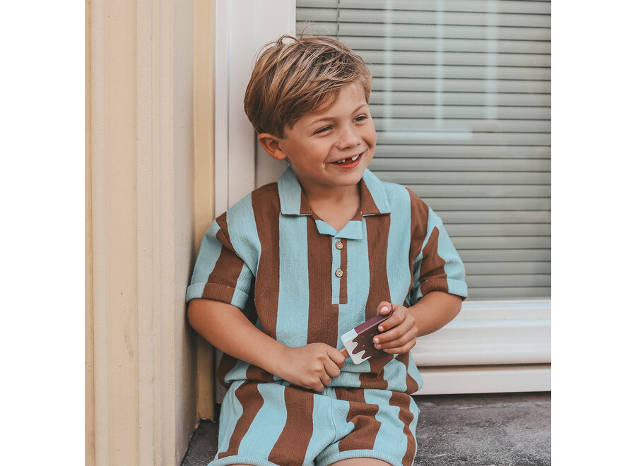 Jongens Polo - Terry Stripe