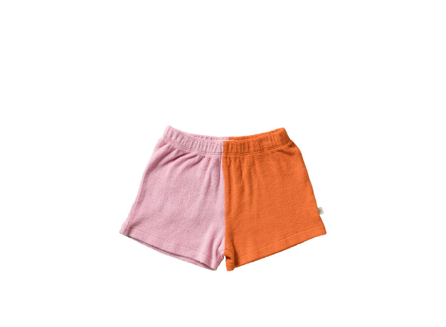 Meisjes Contrast Short - Terry