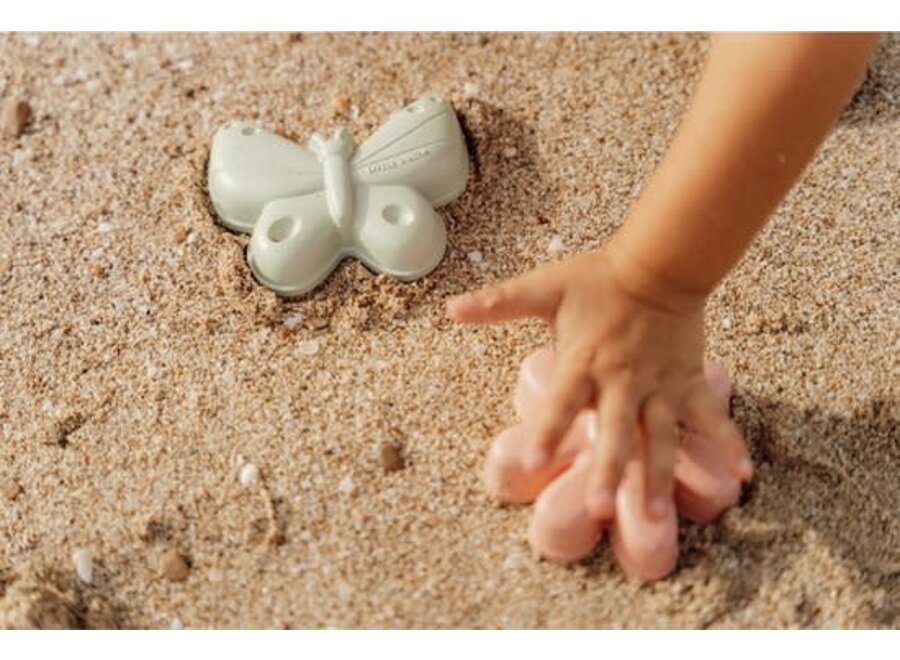Strandsetje Schepje en Zandvormen Flowers & Butterflies