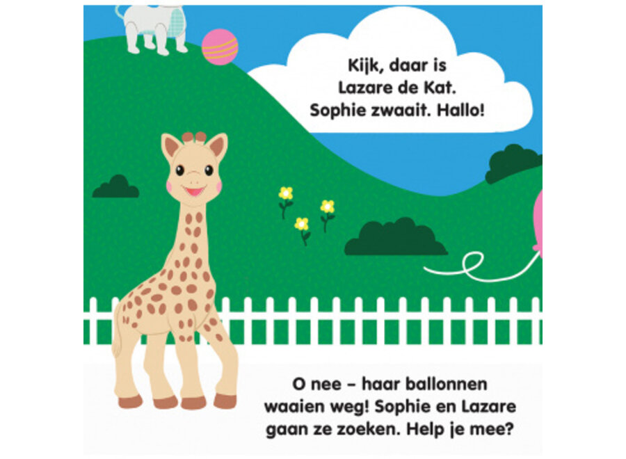 Sophie de Giraf Kartonboekje, Sophie en haar vriendjes