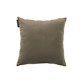 TED SPARKS - Cushion - Pure Velvet - Warm Grey - 45 x 45
