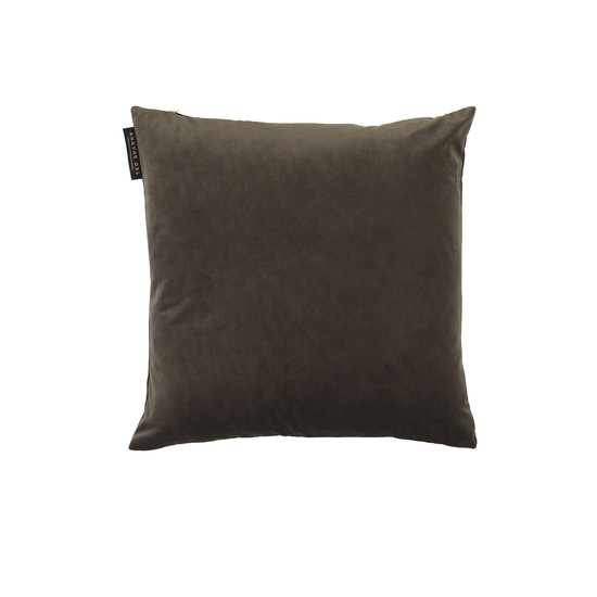 TED SPARKS - Cushion - Pure Velvet - Brown Grey - 45 x 45