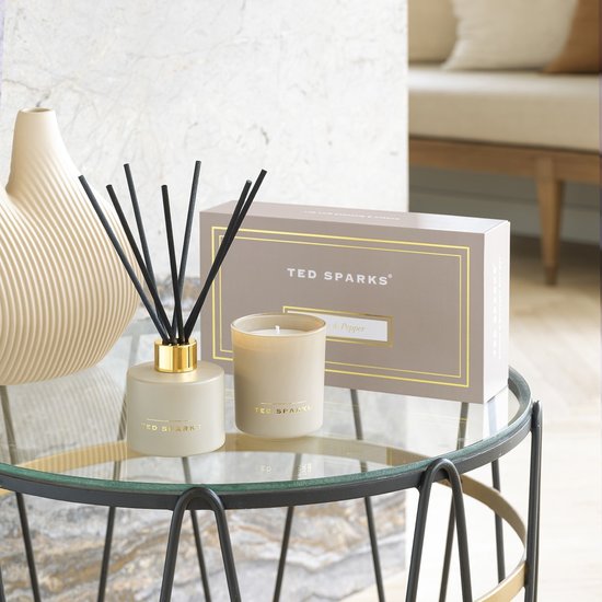 Ted Sparks Candle & Diffuser Gift Set - Tonka & Pepper
