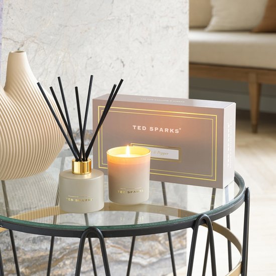 Ted Sparks Candle & Diffuser Gift Set - Tonka & Pepper