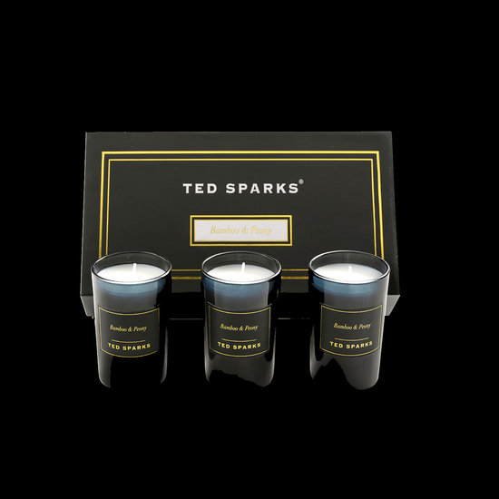 TED SPARKS - Mini Candle Gift Set - Bamboo & Peony