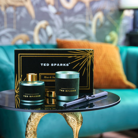 TED SPARKS - Candle & Diffuser Gift Set - Moss & Sandalwood