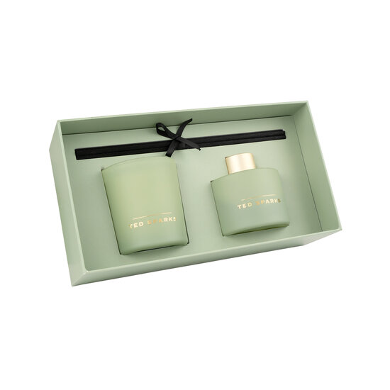 TED SPARKS Candle & Diffuser Gift Set - Bergamot & Angelica