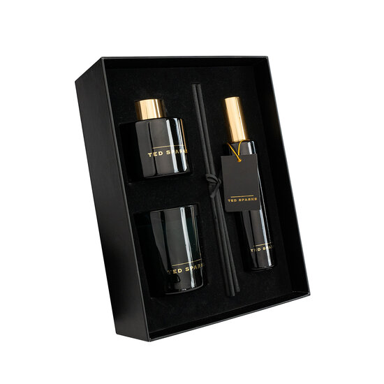 TED SPARKS - Candle, Diffuser & Room Spray Gift Set - Bamboo & Peony