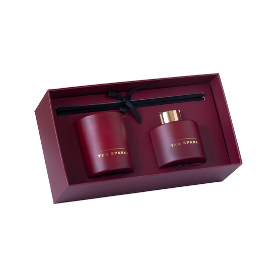 TED SPARKS - Candle & Diffuser Gift Set - Amber & Woods