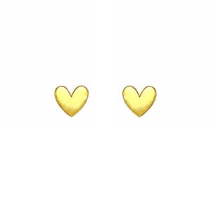 Always in my heart oorknopjes - goldplated