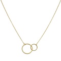 Double karma ketting - goldplated