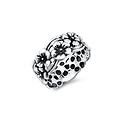 Ring Boho Silver Flowers - 925 zilver