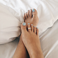 Teenring silver