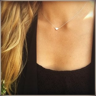 Heart necklace - 925 zilver