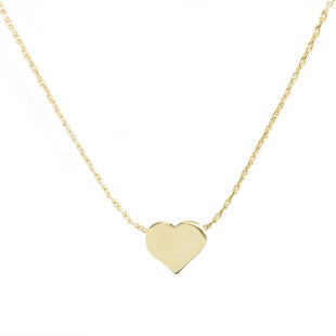 Heart necklace - goldfilled