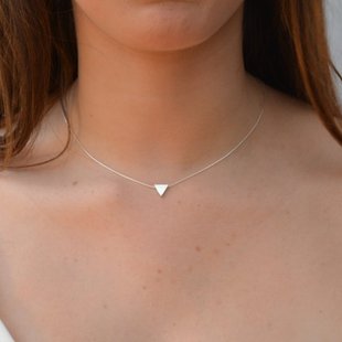 Triangle ketting - 925 zilver