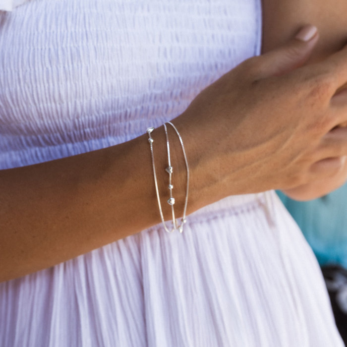 Armband Silver hearts - 925 zilver