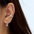 Ear cuff basic - 925 zilver