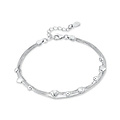 Armband Silver hearts - 925 zilver