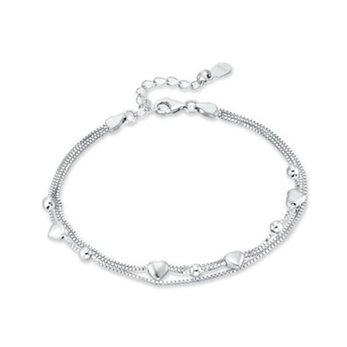 Armband Silver hearts - 925 zilver