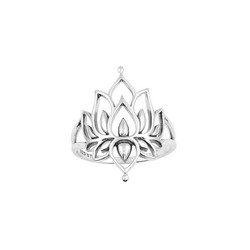 White Lotus ring - 925 zilver