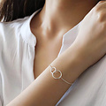 Armband Double Karma - 925 zilver