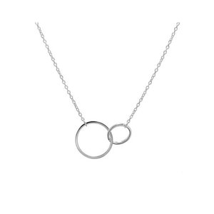 Double karma ketting - 925 zilver